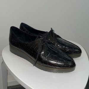 Theory Lia Creepers Black 39.5 Goth Oxford Shoes